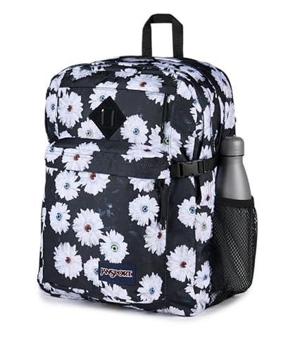 JanSport Main Campus Backpack - Travel or Work Backpack with 15-Inch Laptop Sleeve and Dual Water Bottle Pockets, Eyeball Blossom - color: Eyeball Blossom