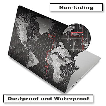 ArtSo Laptop Skin Sticker Decal,16.5” 17” 17.3 inch Laptop Universal Netbook PC Notebook Vinyl Reusable Skin Sticker Cover Art Case Protector Personalized, Free 2 Wrist Pad,World Map - color: World Map