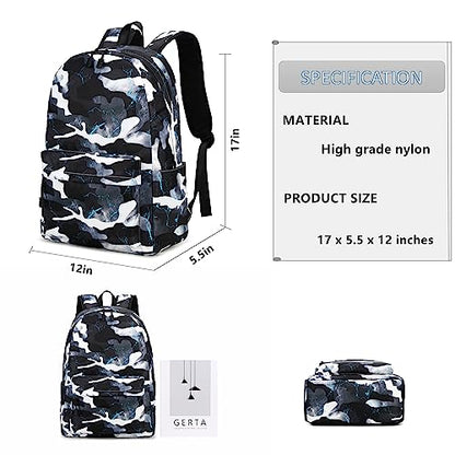 Lmwzh Backpack For Boys Elementary School Bags Kids Bookbag Waterproof Lightweight Durable(A-Black) - color: A-black