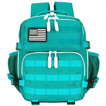 9L Mini Tactical Backpack for Men and Women Tactical Backpack Small for Hiking Small Tactical Bag Fitness Pack - color: Lake Blue