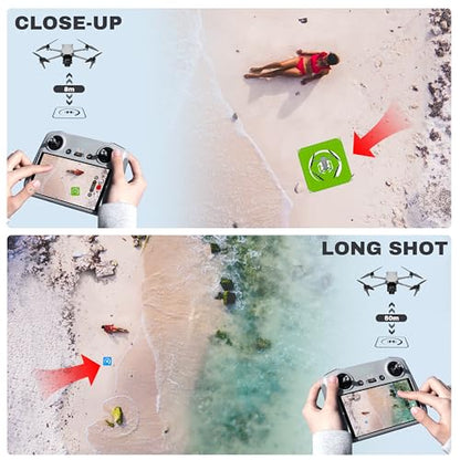 STARTRC PHOTO Drone Landing Pad Foldable 2x3 Fast-Fold, (26in/65cm) Double-Sided Waterproof Launch Pad, Weighted Helipad for DJI Air 3S/Mavic 4 Pro/Avata 2/Mavic 3 Pro/Mini 4k Drone Accessories (Blue-Green) - size: 26in/65cm
