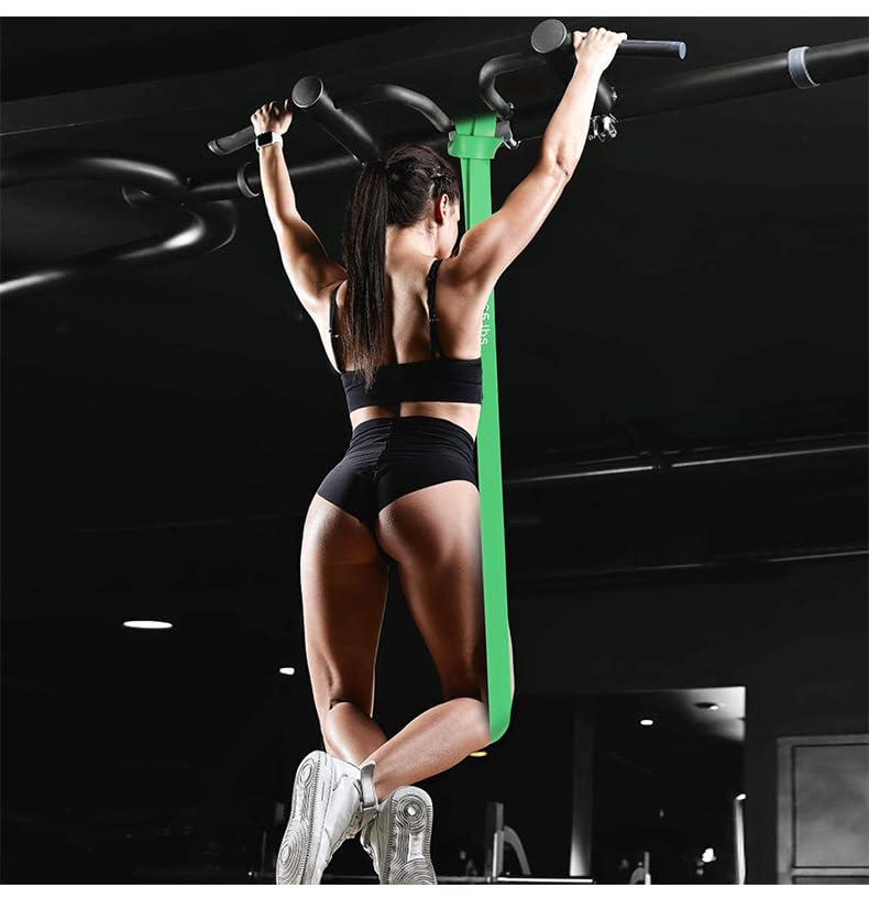 Pull Up Assist Bands Set, 5 Resistance Bands 15-125 lbs, Exercise Bands with Storage Bag, Workout Fitness Training