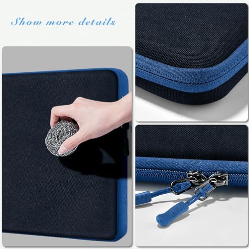 Hseok Laptop Case 13 Inch Sleeve Compatible with MacBook Neo 13, MacBook Air Pro 13 M5/M4/M3/M2/M1, iPad Pro Air 12.9" 13", XPS 13, Protective Computer Bag with Side Pocket & Dual Zippers,B02K03 - color: B02K03, size: 13"