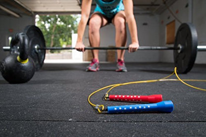 Custom Jump Rope From Double Under Wonder, Best For Gym Workouts, Crossfit Training, Speed Rope Workouts, Comes With Jump Rope Bag