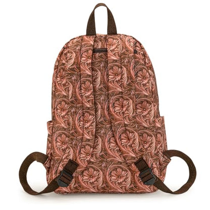 Montana West Western Backpack Purse for Women Lightweight Rucksack Casual Daypack for Laptop Travel College - color: *Floral Brown