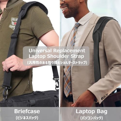 Azarxis Wide Replacement Shoulder Strap Adjustable Crossbody Canvas Webbing for Messenger Bag Laptop Computer Bag - color: #1 - Khaki