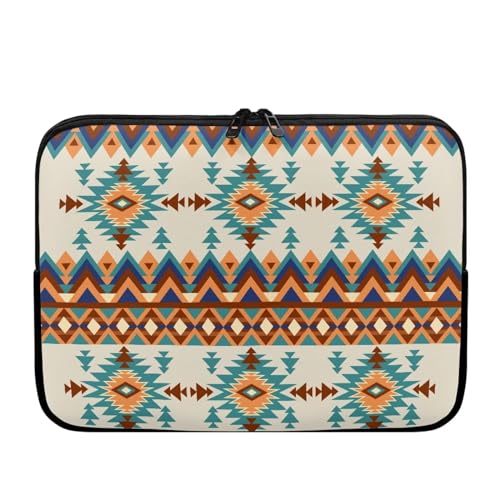 Aztec Boho Laptop Protective Sleeve for Women Men 10 inch Computer Sleeve Neoprene Laptop Bag Lightweight Lap Top Case Suitable for Travel School Office Organizers Brown - color: Aztec Boho, size: 10inch
