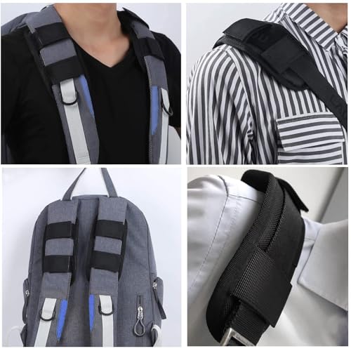 momerch Detachable Shoulder Strap Pad Soft Air Cushion for Laptop Backpack Sport Bag Messenger Guitar Case - color: A-black 2pcs