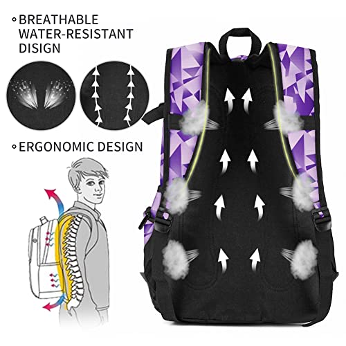 rickyh style School Backpack Travel Bag for Men & Women Lightweight College Back Pack with Laptop Compartmen - color: 04fzi