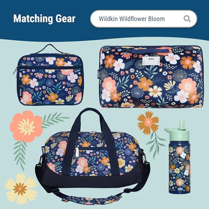 Wildkin 16-inch Kids Backpack – Durable, Padded & Spacious School Bag for Boys & Girls - Wildflower Bloom - color: Wildflower Bloom