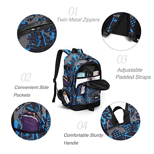 rickyh style School Backpack Travel Bag for Men & Women Lightweight College Back Pack with Laptop Compartmen - color: 01tylan