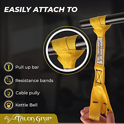 Core Prodigy Talon Pull Up Grip Strength Straps - Nylon Finger and Thumb Loops for Grip Training, Rock Climbing, Hand and Arm Strengthener