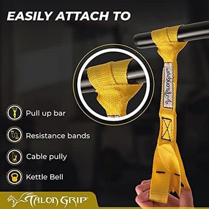 Core Prodigy Talon Pull Up Grip Strength Straps - Nylon Finger and Thumb Loops for Grip Training, Rock Climbing, Hand and Arm Strengthener
