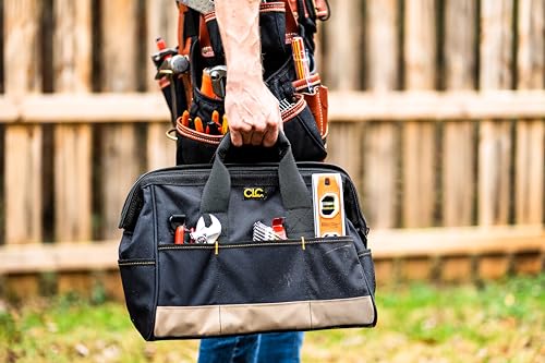 CLC Custom Leathercraft 1165 Large BigMouth Bag, 22 Pocket (Pack of 12) - size: Large BigMouth Bag with 22 Pocket (Pack of 12)
