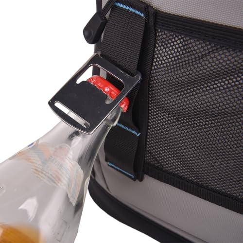 Alphasonik Cooler Backpack 40 Cans Insulated Backpack Cooler for Men & Women, 2 Leak Proof Compartments Coolers Bag for Beach Travel Picnic Hiking BBQ Fishing Outdoor Camping - color: White
