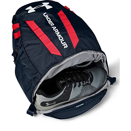 Under Armour Unisex Hustle 5.0 Backpack - color: Academy Blue (409)/White