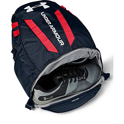 Under Armour Unisex Hustle 5.0 Backpack - color: Academy Blue (409)/White