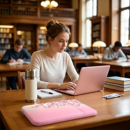 Laptop Sleeve Case for 2026 MacBook Neo 13 Inches A3404 - color: Sakura Pink, size: 13 x 9 x 0.8 inches