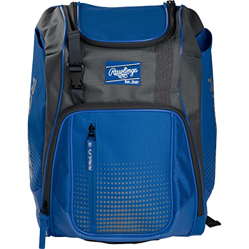 Rawlings | FRANCHISE Backpack Equipment Bag | Baseball/Softball | Rec/Travel | Multiple Styles - color: Royal Blue