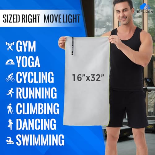 5 Pack Microfiber Gym Towels – Quick Dry, Super Absorbent, Lightweight & Compact Sweat and Workout Towels for Travel, Camping, Hot Yoga, Beach, and Sports (16 * 32" (5 Pack)) - size: 16 * 32" ( 5 Pack )