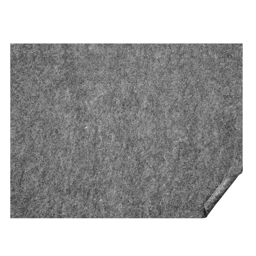 VEVOR 9' x 12' Rug Pad Gripper Without Slip-Resistance - 1/2" Thick Polyester Felt Padding Cushion for Area Carpet Runner Hardwood Floors Living Room - Grey - size: 9' x 12' (Rectangular)
