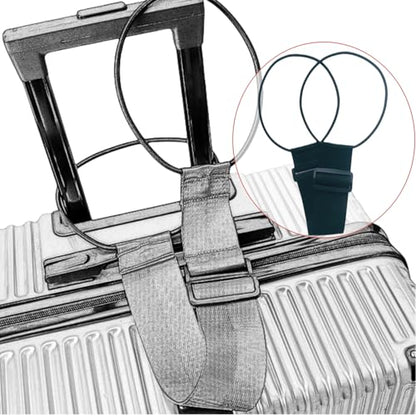 4 Pack Luggage Straps Suitcase Adjustable Elastic Belt