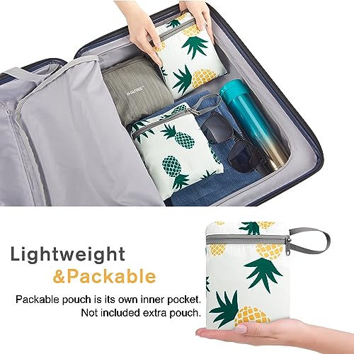 G4Free 10L/15L Hiking Backpack Lightweight Packable Hiking Daypack Small Travel Outdoor Foldable Shoulder Bag - color: Yellow Pineapple, size: 10L