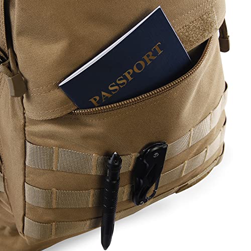 Highland Tactical Stealth Heavy Duty Tactical Backpack Backpack - color: Dark Desert