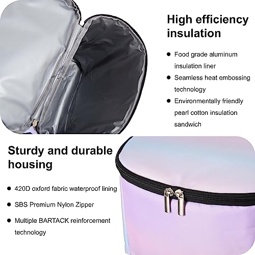 Wolka Cooler Backpack 30 Cans,Portable Backpack Coolers Insulated Leak Proof,Waterproof Soft Sided Cooler Bag for Travel,Beach,Camping,Picnic,Lunch Backpack for Women (Dream Cloud) - color: Dream Cloud