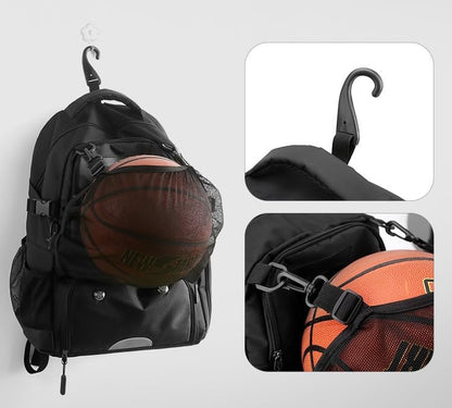 Youth Soccer Bag-Soccer Backpack & Bags for Basketball,Volleyball & Football | Includes Separate Cleat and Ball Compartment (COLOR3,Large) - color: Color3