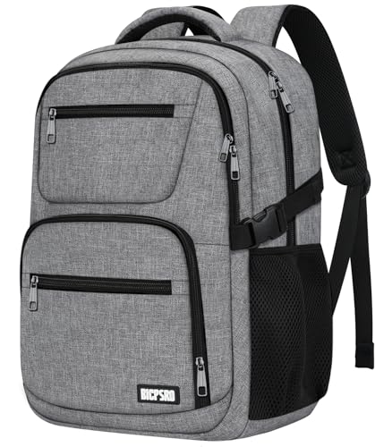 Travel Laptop Backpack for Men Women, School Backpack for Boys Girls Teens, 15.6 Inch Work Business Backpack with Reinforced Straps, Water Resistant College Computer Bookbag Mochilas, Grey - color: C7-grey, size: 15.6 Inch