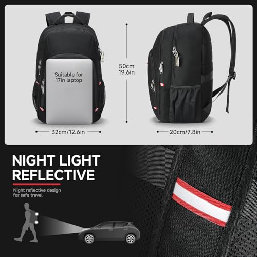 Airlex Custom Laptop Backpack Bulk 25-3000 Pack, Personalized Business Computer Backpack with Logo, 17 Inch Water Resistant Anti Theft Travel Bag for Office, School, College & Corporate Gifts