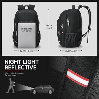 Airlex Custom Laptop Backpack Bulk 25-3000 Pack, Personalized Business Computer Backpack with Logo, 17 Inch Water Resistant Anti Theft Travel Bag for Office, School, College & Corporate Gifts