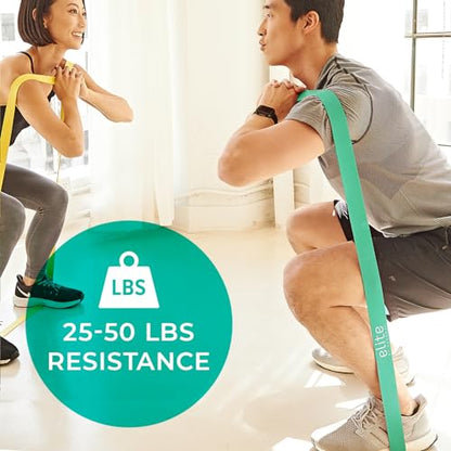 Aeromat Elite Power Band - Long Resistance Bands for Working Out, Pull Up Assistance Bands, Exercise Band, Gym Bands, Workout Bands Resistance for Men & Women - size: 25 - 50lbs