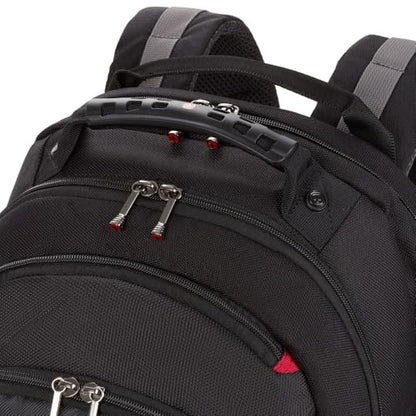 Wenger Legacy 16 inch Laptop Backpack, Men's and Women's Laptop Bag, Black/Gray, One Size - style: Wenger Legacy 16 Inch Laptop Backpack