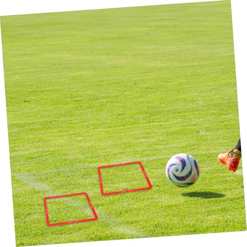 Toyvian 6pcs Portable Agility Rings for Soccer Training Multi Function Football Exercise Circles for Enhanced Flexibility and Footwork for Sports Activities