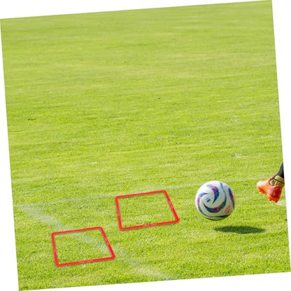 Toyvian 6pcs Portable Agility Rings for Soccer Training Multi Function Football Exercise Circles for Enhanced Flexibility and Footwork for Sports Activities