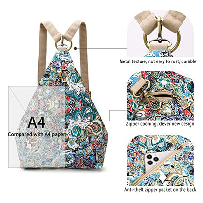 Black Butterfly Premium Backpack for Women, Bohemia Style Fashion Casual Daypack Backpack, Small Backpack Purse (02-blue) - color: 02-blue