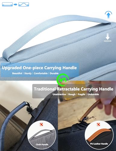 HYZUO 13 Inch Laptop Bag Sleeve Case for MacBook Air 13 M5 M4 M3 M2 M1 A3449 2026-2018, 13" MacBook Neo 2026 A3404, MacBook Pro 13 M2 M1 2026-2016, iPad Pro/Air 13, Surface Pro, XPS 13, Pale Blue - color: Pale Blue, size: 13 Inch