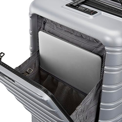 Samsonite Omni 2 Pro Hardside Expandable Luggage with Spinner Wheels, PRO 2PC SET (CO/M), Arctic Silver - color: Arctic Silver, size: 2-Piece Set (Carry-on PRO/Medium)