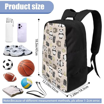 Basketball Backpack With Separate Ball Compartment And Shoes Fit Basketball Volleyball Football - color: Cute Animals