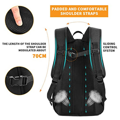 HUNTVP 20L Tactical Backpack Military MOLLE Backpack Daypack Rucksack Gear Tactical Assault Pack Bag for Hunting Camping Trekking(20L-Black) - color: Black, size: 20L