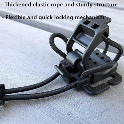 Tactical Gear Molle Clips, Multipurpose Backpack Binding Clip Walking Stick Fixed Clip Outdoor Hook Backpack Accessories for Clipping Gear to Backpack