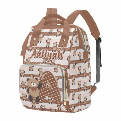 Newcos Custom Name Boy Baby Bags for Girls, Personalized Diaper Bag Backpack for Baby Boy Mom, Nursing Bag Mommy Tote Bags for New Mom Wife Mothers Day Women Men Purple - color: Patten 24