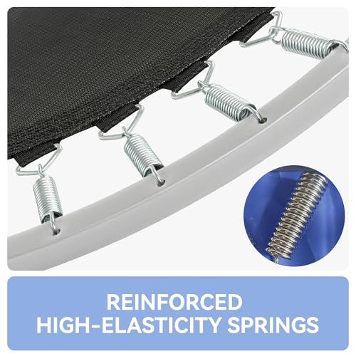 Fitvids 40" Trampoline – Fitness Rebounder with Adjustable Foam Handle - color: Blue-1pcs