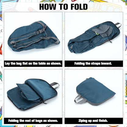 24 Pack Neutral 17 Inch Foldable Backpacks in Bulk Lightweight Classic Basic Book Bags Elementary Backpack for Travel Camp Donations - color: Neutral
