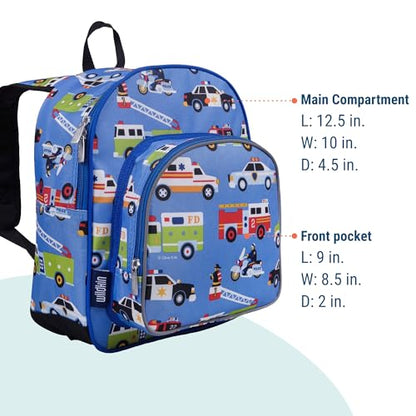 Wildkin 12 Inch Toddler Backpack for Kids, Heroes - color: Heroes, size: 12 x 10 x 4.5 inches