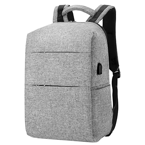 Nordace Nelson Smart Travel Backpack for Men & Women with USB Charging Port, Water Resistant - Everyday Laptop Backpack for Travel & Work - 15.6 Inch (Grey)