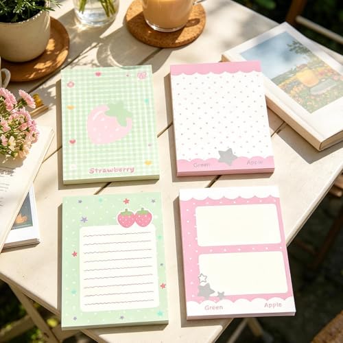 Clear Binder,6-Hole M5 Clear Portable Cute Binder | Pocket Journal Planner - for Journal Planner Daily Weekly Monthly Study Work Business Travel Home Office Desk Backpack Purse