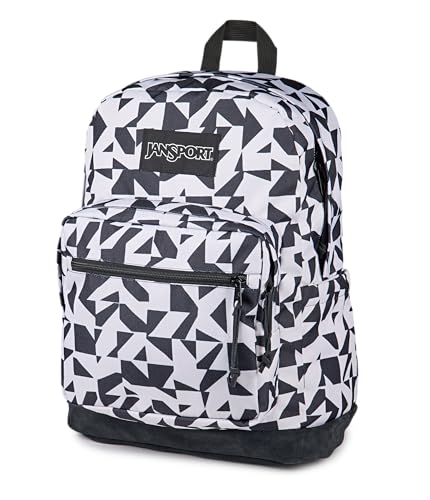 JanSport Right Pack Backpack - Durable Daypack with Padded 15 Laptop Sleeve, Spacious Main Compartment & Integrated Water Bottle Pocket - Groovy Grids - color: Groovy Grids